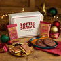 Snowman Christmas Treat Tin Featuring Eleanor Tomlinson's Illustration, thumbnail 2 of 5