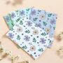 Set Of Five Floral Meadow Greeting Cards, thumbnail 1 of 2