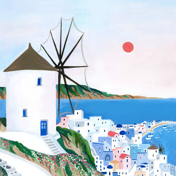 Mykonos, Greece, Travel Art Print, 5 of 6