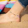 Bangga Beaded Anklet Just Like Us Pride Collection, thumbnail 2 of 8