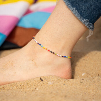 Bangga Beaded Anklet Just Like Us Pride Collection, 2 of 8
