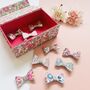 Liberty Of London Hair Bow On Alligator Clip, thumbnail 1 of 6