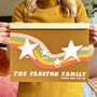 Retro Rainbow Family Star Print, thumbnail 4 of 4