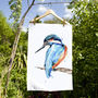 Inky Kingfisher Tea Towel, thumbnail 6 of 7
