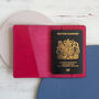 Personalised Couples Honeymoon Leather Passport Covers, thumbnail 10 of 12