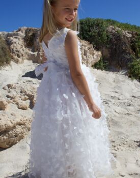 Papilion ~ White Party Or Flower Girl Dress, 3 of 6