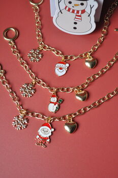 Holiday Gold Charm Bracelet, 5 of 5