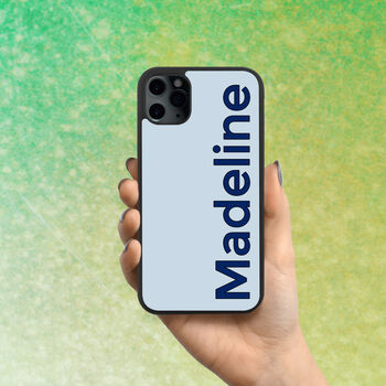 Bold Typography Name iPhone Case 12 13 14 15 Se, 2 of 7