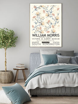 William Morris Cream Floral Art Print, 2 of 3