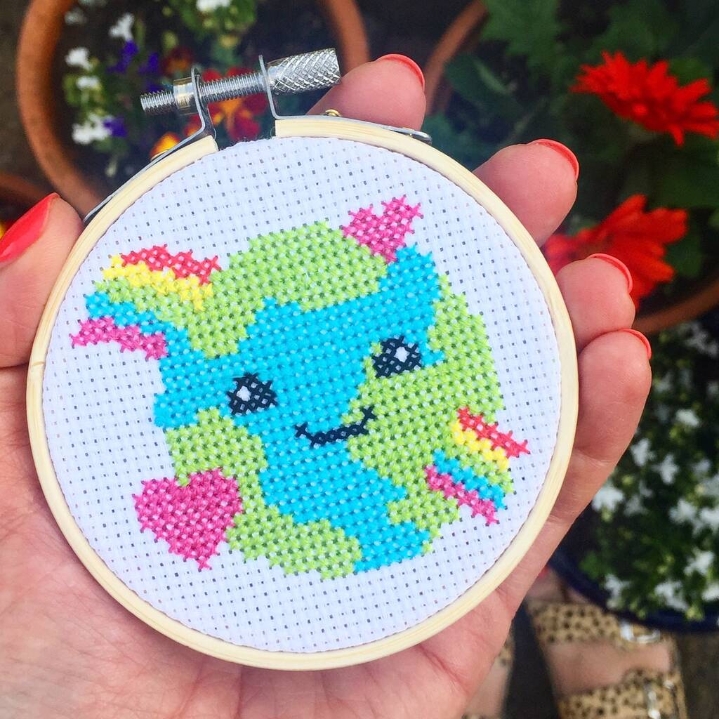 Love The Planet Mini Cross Stitch Kit