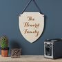 Family Personalised Wooden Plaque, thumbnail 1 of 3