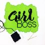 'Girl Boss' Modern Cross Stitch Mini Kit, thumbnail 2 of 4