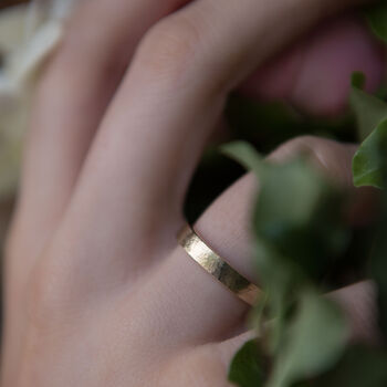 Organic Textured Gold Ring, 3 of 8
