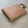 Personalised Library Look Leather Album In 25 Colours, thumbnail 1 of 6