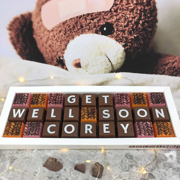 Personalised 'Get Well Soon' Chocolates, 4 of 6