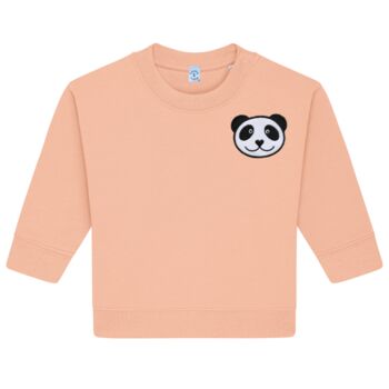 Babies Panda Organic Cotton Sweatshirt, 7 of 7