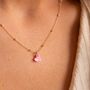 Personalised Mini Heart Initial Necklace, thumbnail 4 of 12