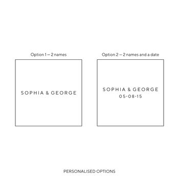 Personalised Four Photos Couples Print, 6 of 7