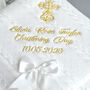 Personalised Christening Blanket With Bow, thumbnail 4 of 10