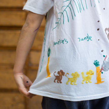 Personalised Jungle T Shirt Painting Craft Kit, 7 of 12