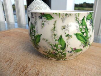 Open Sugar Bowl In Lily Of The Valley Design, 7 of 9