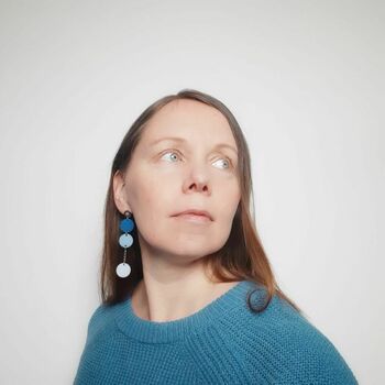 Ilta Wooden Drop Earrings, 4 of 8