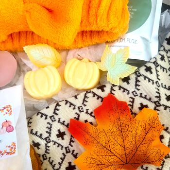 Cosy Season Pamper Hamper | Pumpkin Spice Spa Set, 3 of 8