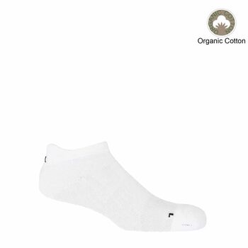 Organic Trainer Men's Sport Socks Four Pack, 5 of 6