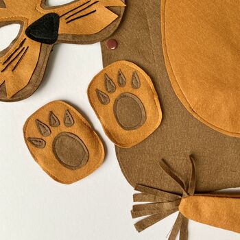 Felt Bear / Lion Costume For Children And Adults, 6 of 12