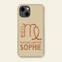 Personalised Virgo Star Sign Snap Phone Case, thumbnail 1 of 3