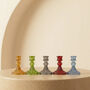 Vintage Colourful Glass Candle Holder Home Decor Gift, thumbnail 2 of 7
