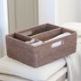 Marbury Taupe Rattan Storage Organiser, thumbnail 1 of 4