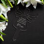 Personalised Angel Memorial Marker On Angel's Wings, thumbnail 3 of 4