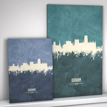 Durham Skyline Print And Box Canvas, 2 of 6