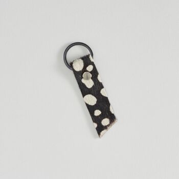 Leopard Print Leather Keyring, 4 of 7