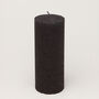 G Decor Adelle Obsidian Matte Signature Waxwork Pillar Candle In Deep Black, thumbnail 5 of 5