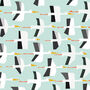 Blue Stork Wrapping Paper Two Sheets, thumbnail 4 of 6