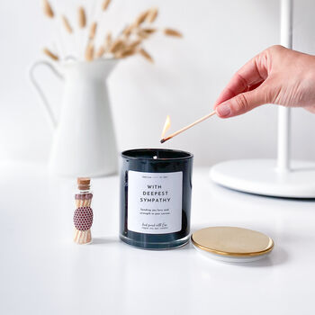 With Deepest Sympathy – Scented Candle Memorial Gift, 8 of 10