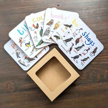 Boxed Set Of Six Bird Pun Coasters, 4 of 12