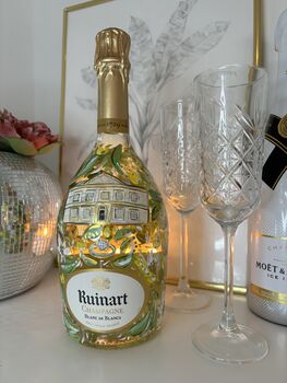 Personalised Hand Painted Wedding Venue Bottle, 4 of 8