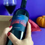 Personalised Halloween Wine Bottle, thumbnail 1 of 6