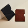 Personalised Leather Passport Sleeve, thumbnail 2 of 5
