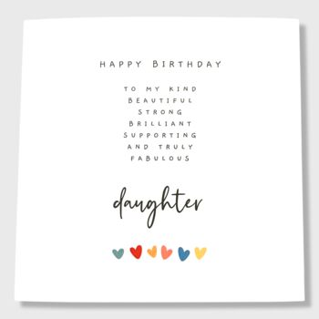 Daughter Birthday Card, 3 of 4