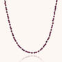 Jewel Bead Garnet Necklace In Sterling Silver, thumbnail 4 of 8