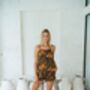 Black Short Silky Pyjama Set, thumbnail 2 of 6