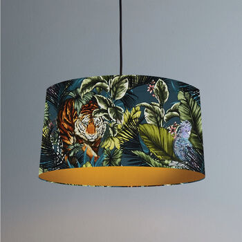 Bengal Tiger Lampshade In Twilight, 2 of 4