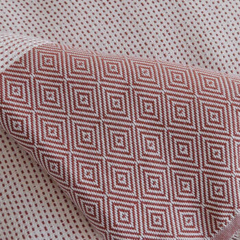 Diamond Pattern Soft Cotton Throw Blanket, 5 of 7
