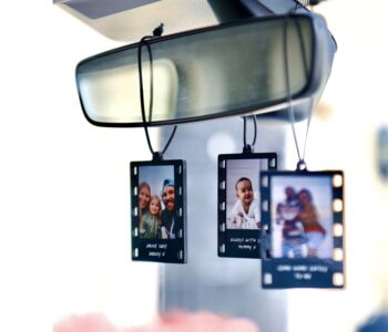 Personalised Hanging Photo Reel Car Decoration, 2 of 4