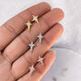 Northern Star Polaris Stud Earring In Sterling Silver, thumbnail 1 of 11