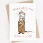 'To My Otter Half' Otter Christmas Card, thumbnail 1 of 5